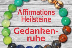 "Gedankenruhe" Heilstein-Affirmation-Armband