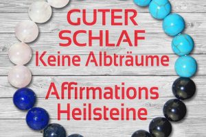 "Guter Schlaf & Keine Albträume" Heilstein-Affirmation-Armband