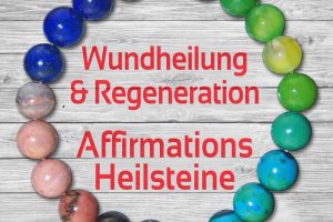 "Wundheilung & Regeneration" Heilstein-Affirmation-Armband